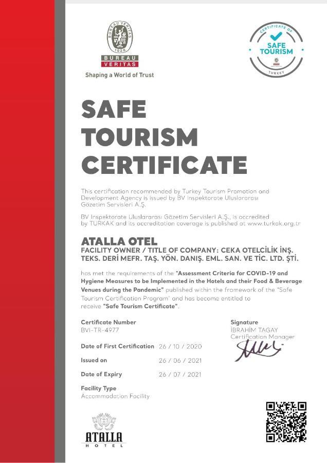 אנטליה Atalla Hotel מראה חיצוני תמונה